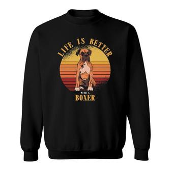 Boxer Dog Owner Boxer Dog For Men Women Sweatshirt | Mazezy