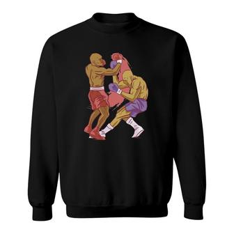Boxers Fighting Match Boxing Lover Sweatshirt | Mazezy