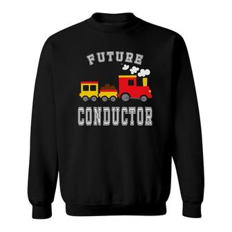 Boys' Future Train Conductor Driver Costume Sweatshirt | Mazezy