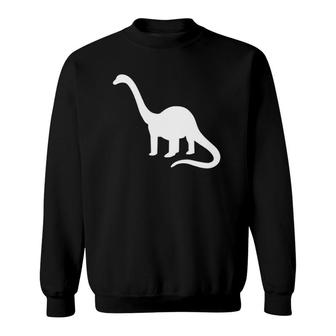Brachiosaurus Dinosaur Prehistoric Creatures Sweatshirt | Mazezy
