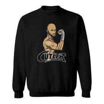 Brandon Cutler Flex Comic Art Style Pro Wrestling Sweatshirt | Mazezy