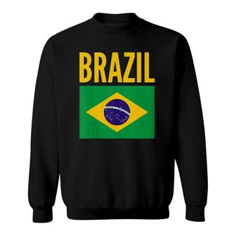 Brazil Country Flag Brazilian Sweatshirt | Mazezy