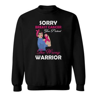 Breast Cancer Awareness T-shirt Sorry Breast Cancer Sweatshirt - Thegiftio UK