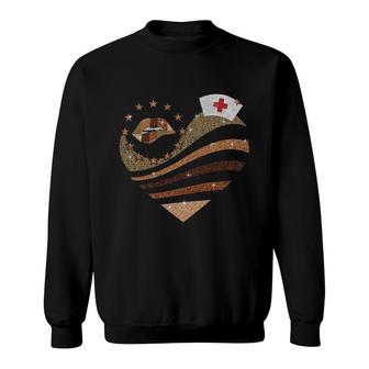 Brown Heart Sweatshirt | Mazezy CA