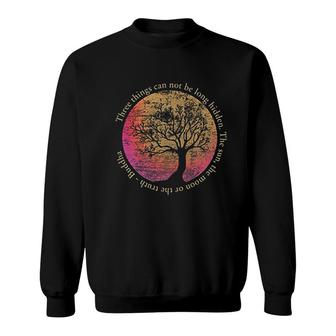 Buddhist Sun Moon And Truth Environmentalist Sweatshirt | Mazezy