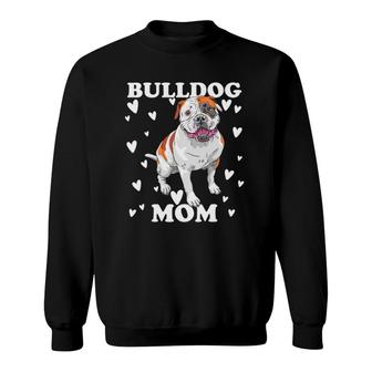 Bulldog Mom Bully Mummy Mama Mum Mommy Mother's Day Mother Sweatshirt | Mazezy
