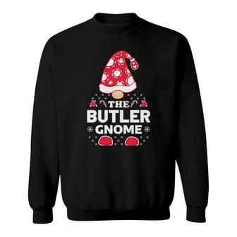 Butler Christmas Holiday Celebration Gnome Sweatshirt | Mazezy