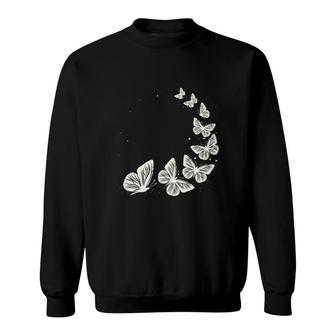 Butterfly Art Sweatshirt | Mazezy