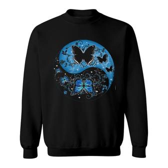 Butterfly Circle Sweatshirt | Mazezy