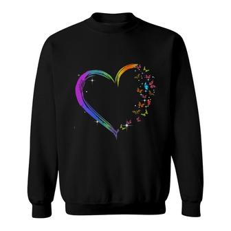 Butterfly Heart Sweatshirt | Mazezy DE