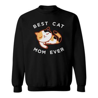 Calico Cat Mom , Best Kitty Mother Ever Tee Gift Sweatshirt | Mazezy