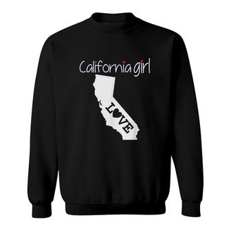 California Girl I Love California Home Tee Cute Cali Sweatshirt | Mazezy