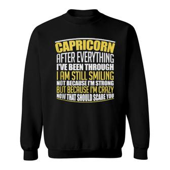 Capricorn Facts Astrology Quotes Zodiac Sign Birthday Sweatshirt | Mazezy