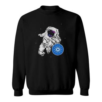 Cardano To The Moon Hold Ada Sweatshirt | Mazezy