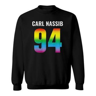 Carl Nassib- Supporting Lgbtq- Favorite Football Player Sweatshirt | Mazezy