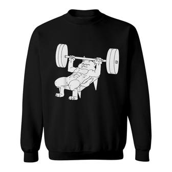 Cat Bench Press Powerlifting Sweatshirt | Mazezy
