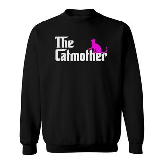 Cat Mom Gifts Catmother For Women Lovers Cat Sweatshirt | Mazezy