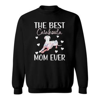 Catahoula Mom Dog Owner Catahoula Leopard Dog Mom Sweatshirt | Mazezy