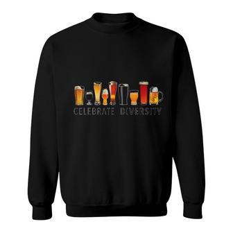 Celebrate Diversity Craft Beer Drinking Sweatshirt | Mazezy