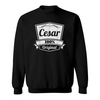 Cesar Gift Cesar Personalized Name Sweatshirt | Mazezy UK