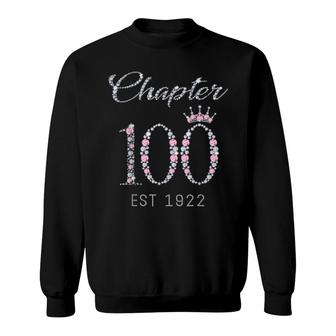 Chapter 100 Est 1922 100Th Birthday Sweatshirt | Mazezy