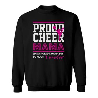 Cheerleading - Proud Cheer Mama Gift Sweatshirt | Mazezy