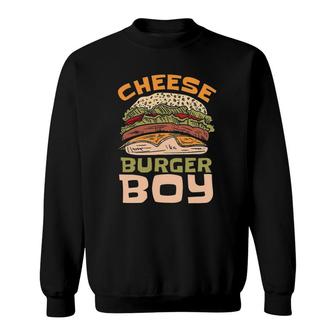 Cheeseburger Boy, Hamburger Women And Cheeseburger Men Sweatshirt | Mazezy CA
