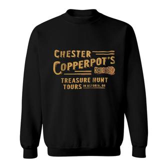 Chester Copperpot Treasure Hunt Tours In Astoria Or Sweatshirt | Mazezy