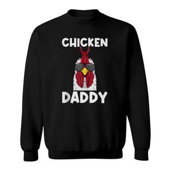Chicken Daddy Farmer Retro Vintage Sweatshirt | Mazezy