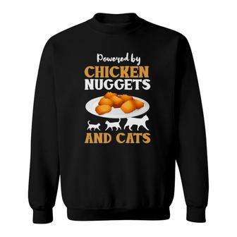 Chicken Nuggets Funny Cat Lover Chicken Nuggets Sweatshirt | Mazezy