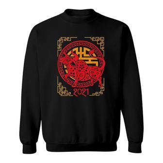 Chinese New Year Of Ox 2021 Sweatshirt | Mazezy