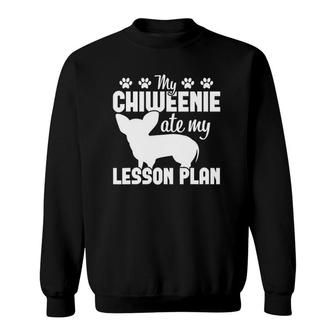 Chiweenie Cute And Funny Teacher Dog Owner Gift Sweatshirt | Mazezy