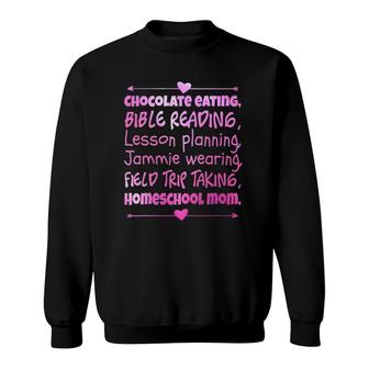 Christian Homeschool Mother Crunchy Mom Design Sweatshirt | Mazezy