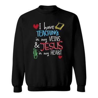 Christian Teacher End Of Year Gift Teaching Appreciation Sweatshirt | Mazezy