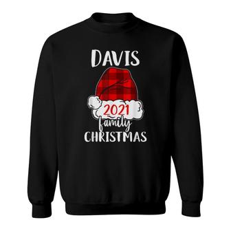 Christmas 2021 Davis Matching Pajama Santa Hat Sweatshirt | Mazezy