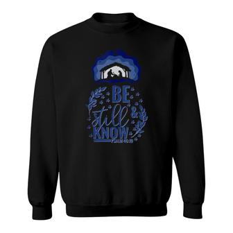 Christmas Nativity Birt Of Jesus Christ Christian Peace Joy Sweatshirt | Mazezy