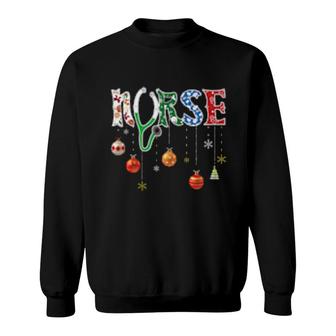 Christmas Nurse Crew Sweatshirt | Mazezy
