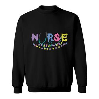 Christmas Nurse Nursing Cute Health Worker Christmas Pattern Sweatshirt | Mazezy