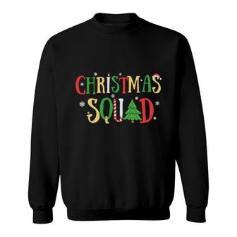 Christmas Squad Matching Family Christmas Party Xmas Pajama Sweatshirt | Mazezy