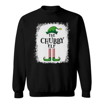 Chubby Elf Matching Family Christmas Party Pajama Sweatshirt | Mazezy