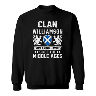 Clan Williamson Scottish Family Scotland Mothers Day Fathers Sweatshirt | Mazezy
