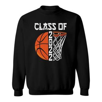 Class Of 2022 Basketball Player Gift Graduation Senior Sweatshirt | Mazezy