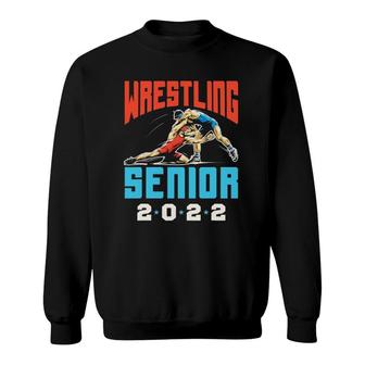 Class Of 2022 Wrestling Senior Graduation Graduate Grad Sweatshirt | Mazezy