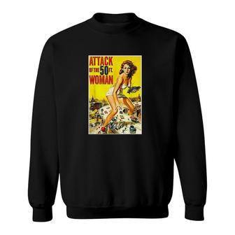 Classic Halloween Monster Poster Horror Movie Sweatshirt - Seseable