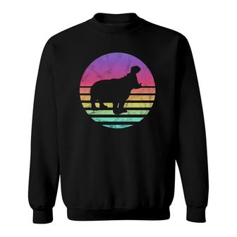 Classic Hippo Hippopotamus Gift Graphic Sweatshirt | Mazezy