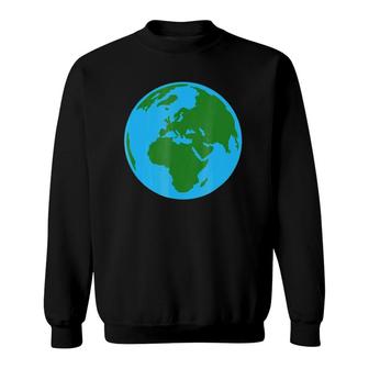 Colored Globe Earth Day Sweatshirt | Mazezy
