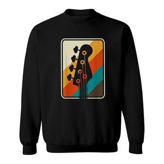 Colorful Musician Gift Idea Bass Guitar Sweatshirt | Mazezy