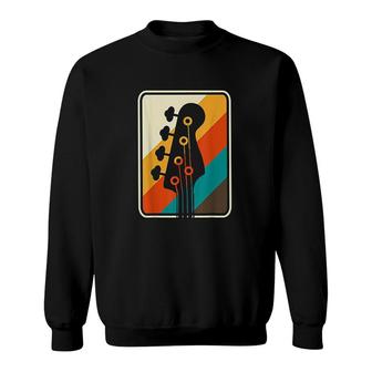 Colorful Musician Gift Idea Bass Guitar Sweatshirt | Mazezy