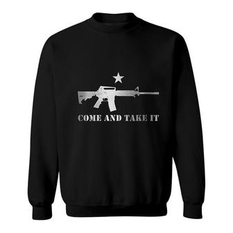 Come And Take It Sweatshirt | Mazezy