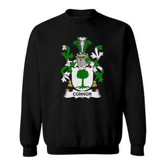 Connor Coat Of Arms Family Crest Sweatshirt | Mazezy